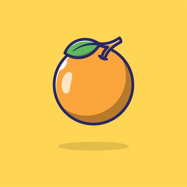 Narancs Egyszerű Vektor Kliens — Stock Vector