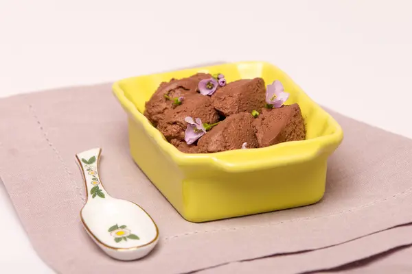 Mousse de ciocolată — Fotografie, imagine de stoc