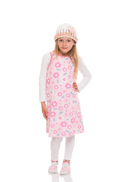 Küçük bir kızın portresi.