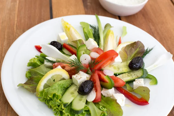 Grekisk sallad — Stockfoto