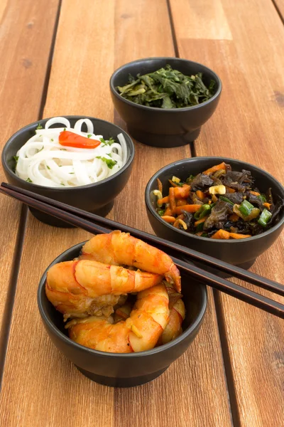 Asiatisk vegetarianmat — Stockfoto