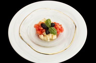 lezzetli domates, mozzarella tartar