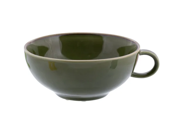 Taza de cerámica verde —  Fotos de Stock