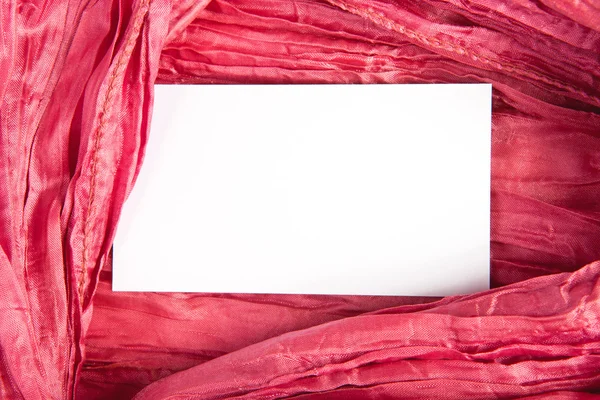 Fabric frame — Stock Photo, Image