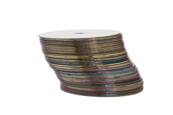 Optik diskler yığını — Stok fotoğraf