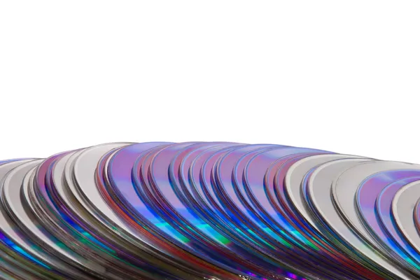 Stoh optických disků — Stock fotografie