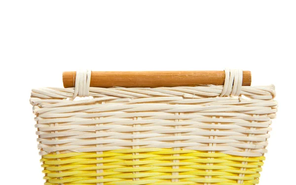 Wicker basket background — Stock Photo, Image