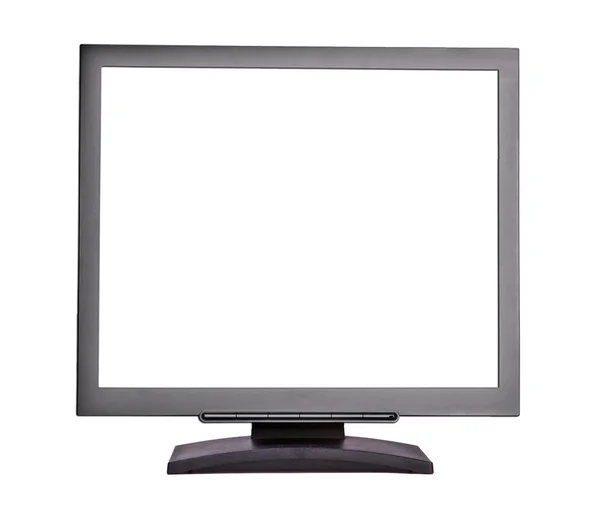 Monitor lcd na bílém pozadí — Stock fotografie