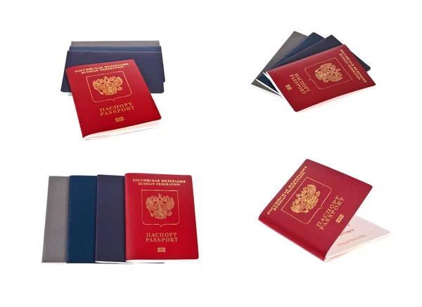 Set of Russian passport — Stock Photo, Image