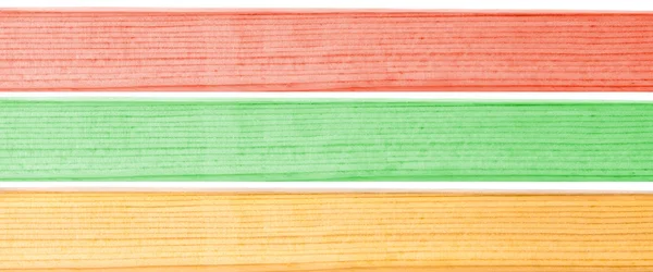 Tři barevné dřevěné pás pozadí — Stock fotografie