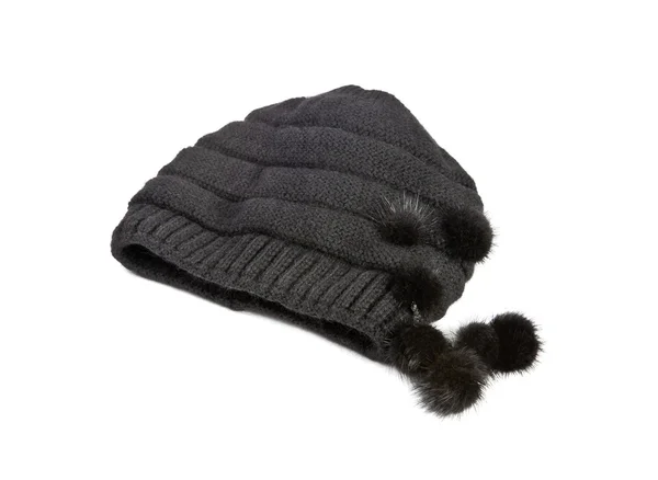 冬季针织的帽 — 图库照片