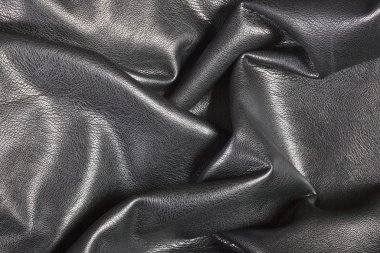 siyah deri kıvrımları ile arka