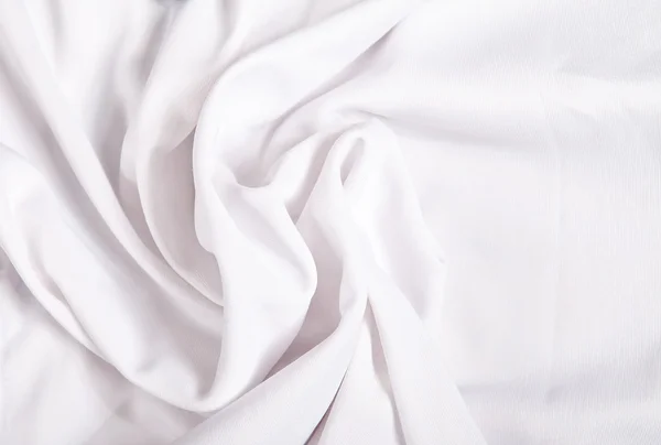 Білий текстильний фон зі складками Стокове Зображення