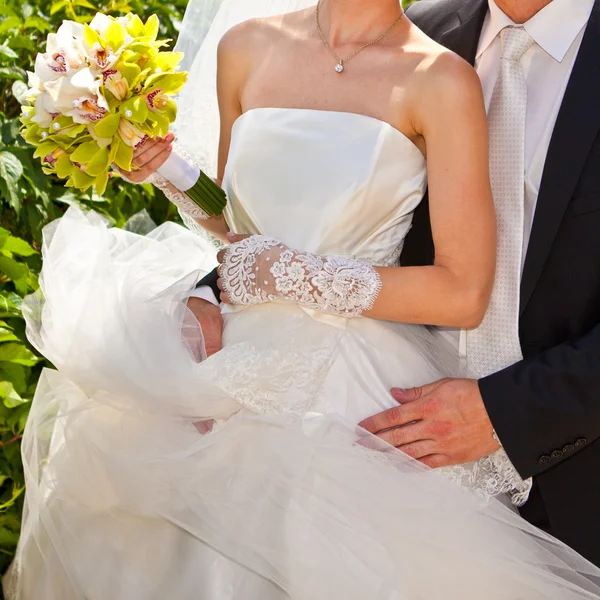 La novia y el novio —  Fotos de Stock