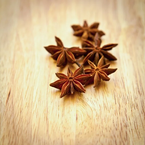 Asterisks anise on the board — Stock Photo, Image