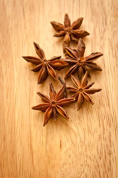 Asterisks anise on the board — Stock Photo, Image