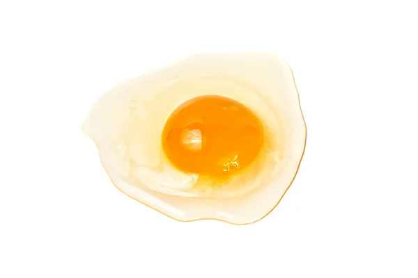 Raw yolk and white of egg — Stock Photo, Image