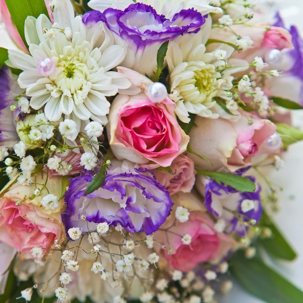 Bouquet da sposa primo piano — Foto Stock