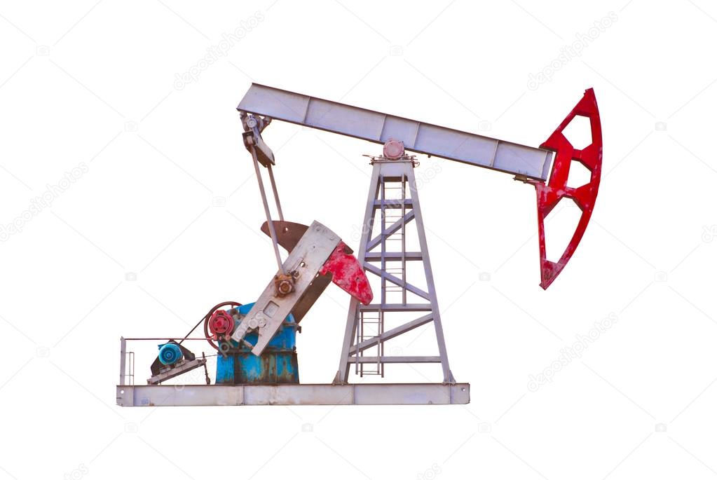 Oil pump on a white background