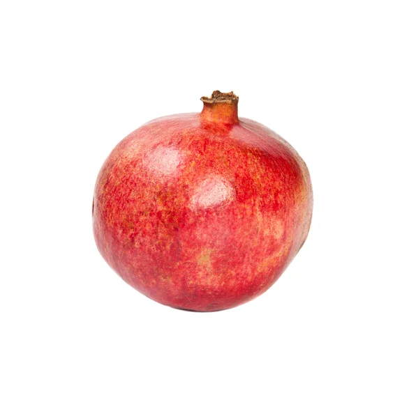 Mogen röd granatäpple på en vit bakgrund — Stockfoto
