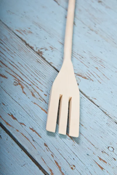 Wooden paddle on the table — Stock Photo, Image