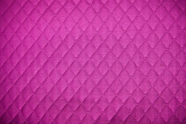 Paarse textiel achtergrond met diamond patroon — Stockfoto