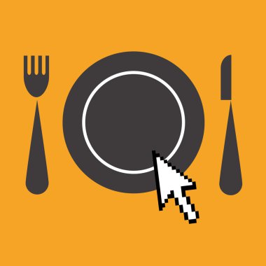 reklam için restoranlar web simgesi