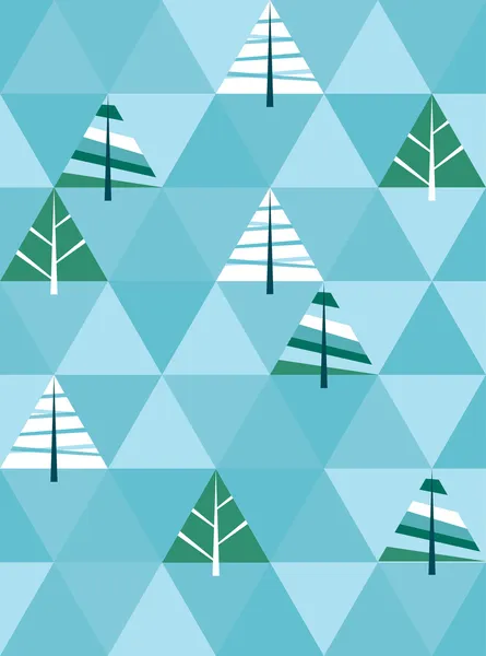 Winter Hintergrund mit Dreieck Textur — Stockvektor