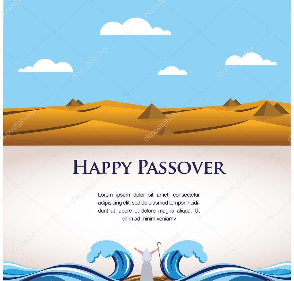 happy Passover- Out of the Jews from Egypt.
