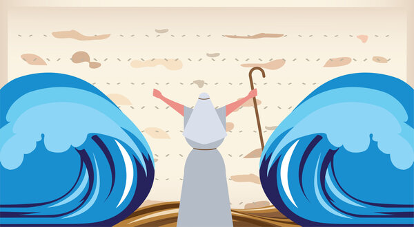 The Escape from Egypt. Passover invitation