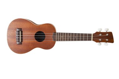 Ukulele with clipping path clipart