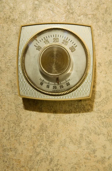 Ρετρό θερμοστάτη — Φωτογραφία Αρχείου