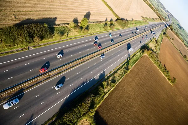 Autopista desde el aire —  Fotos de Stock