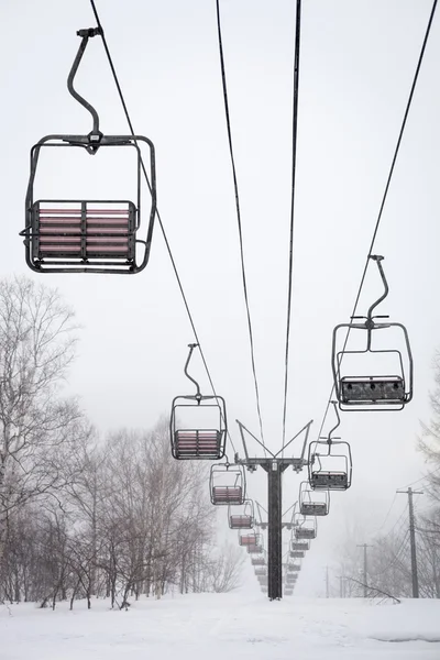 Empty Chairlift — Stock Photo, Image