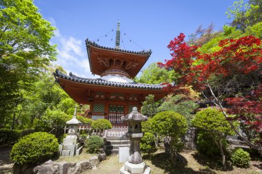 Mitaki Temple, Hiroshima, Japan clipart
