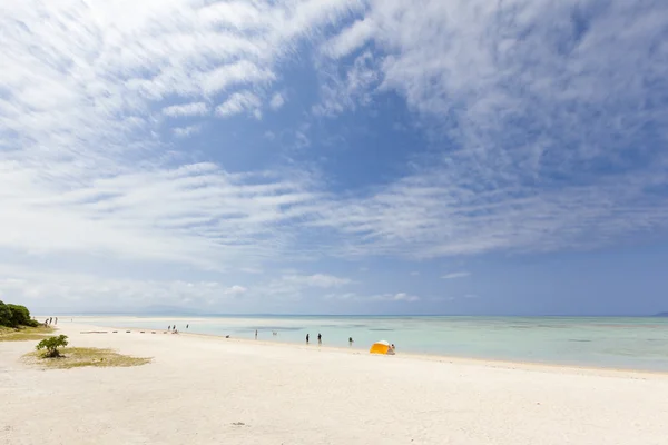 Kondoi plaża na wyspie taketomi w okinawa, Japonia — Zdjęcie stockowe