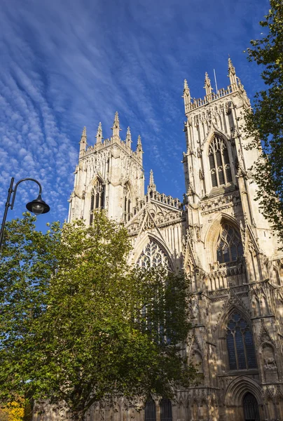 Western Front of York Minster, North Yorkshire, UK — Stock Photo, Image