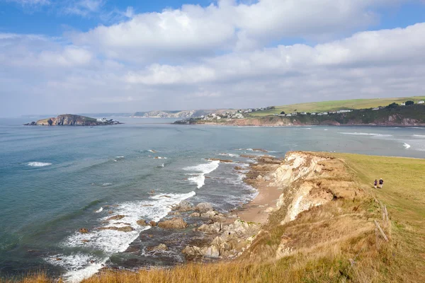 Vista de Bantham a Bigbury — Fotografia de Stock