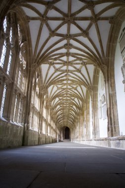 Cloisters at Wells Cathedral clipart