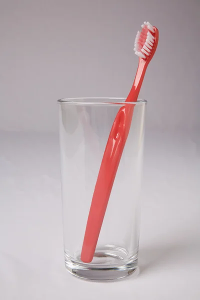Red Toothbrush Stock Image