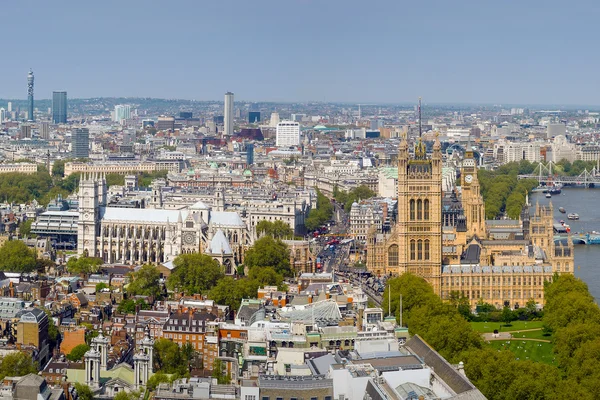 Vue élevée de Westminster, Angleterre — Photo
