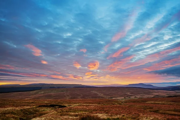Yorkshire Dales ao pôr do sol — Fotografia de Stock