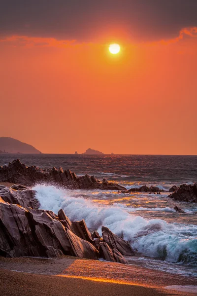 Slapton kumları gündoğumu — Stok fotoğraf