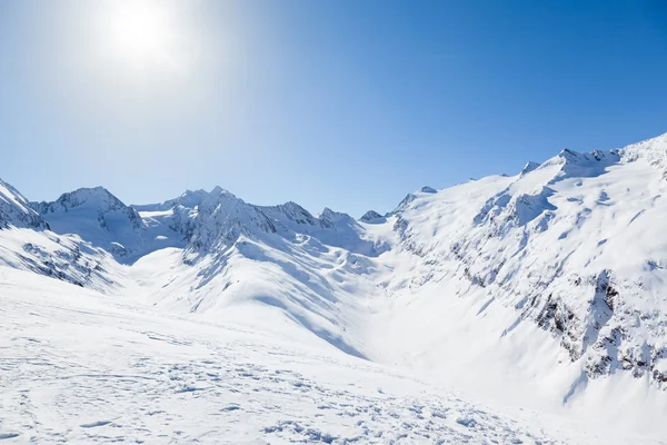 Vista sulle montagne austriache — Foto Stock