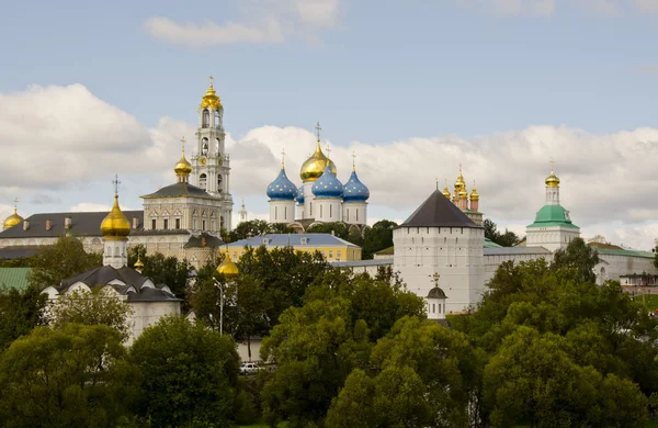 Троицкая Лавра Святого Сергия. Панорама — стоковое фото