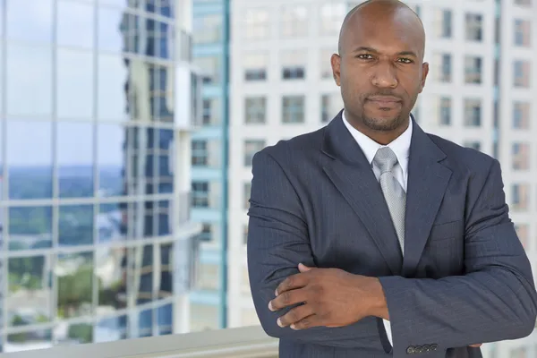 Úspěšné afroamerické muže nebo podnikatel — Stock fotografie