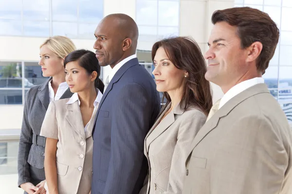 Sex tussen verschillendre rassen mannen & vrouwen Business Team — Stockfoto