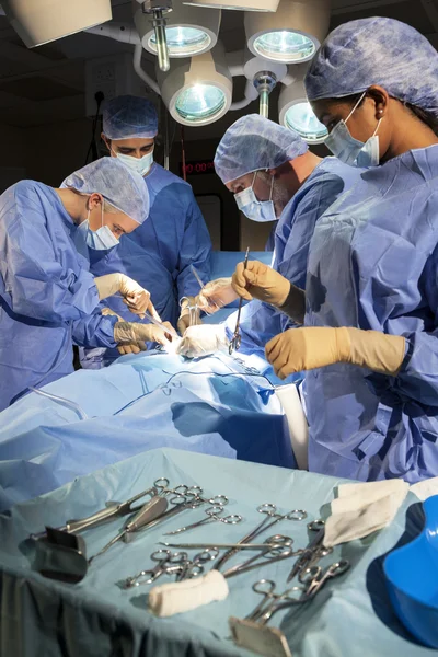 Equipo Médico Médicos Cirugía del Hospital Operación — Foto de Stock