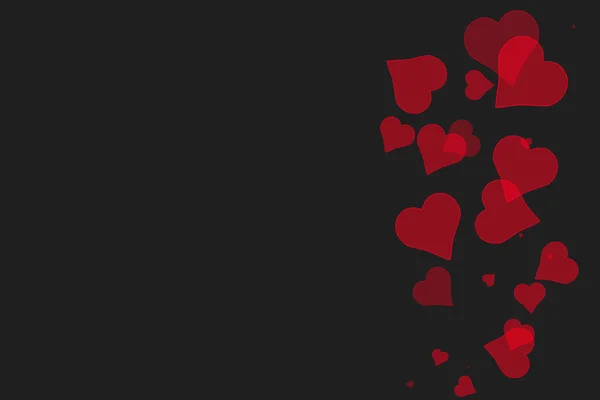 Vintage achtergrond met hart voor Valentijnsdag — Stockfoto