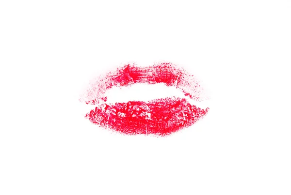 Impressum van lippen — Stockfoto